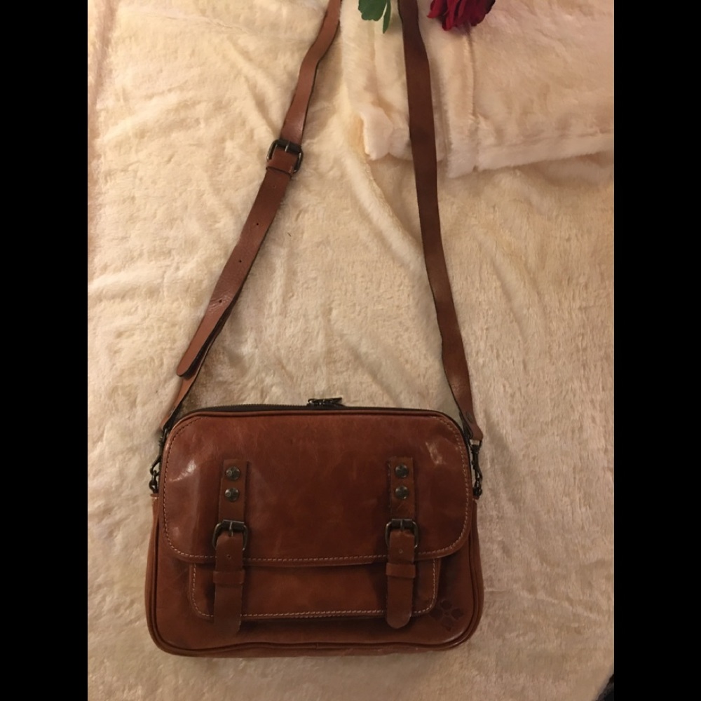 Patricia Nash-Camel/crossbody Genuine Leather.